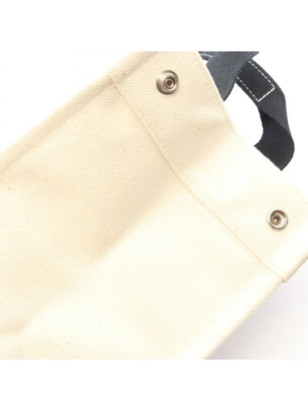Hermes Tote Bora PM Ivory Black Canvas